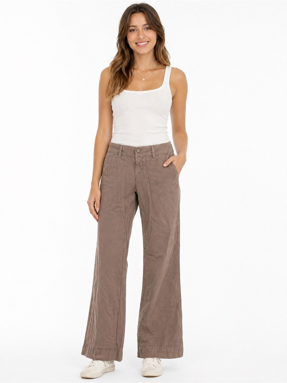 Vince Flare Trouser Pants Brown